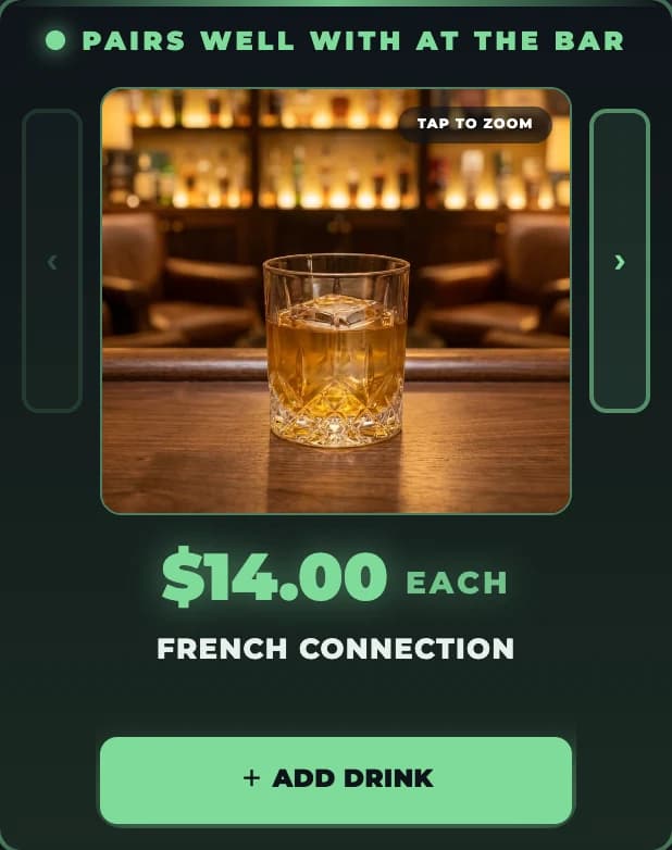 Pairing card on the kiosk